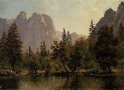 Albert Bierstadt Cathedral Rocks, Yosemite Valley china oil painting artist